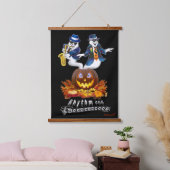 RHYTHMUS UND BUHOS WANDTEPPICH MIT HOLZRAHMEN (Schlafzimmer)