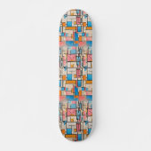 Rhythmus von Mondrian Skateboard (Vorne)