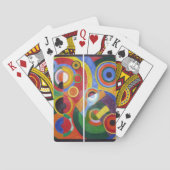 Rhythmus von Robert Delaunay Spielkarten (Rückseite)