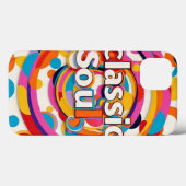 "Rhythmusfarben" Case-Mate iPhone Hülle (Rückseite (Horizontal))