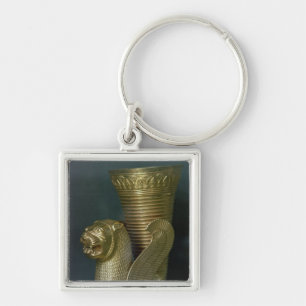 Rhyton in Form eines Sitzc$löwemonsters Schlüsselanhänger