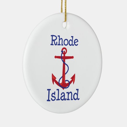 RI Anchor Keramik Ornament (Rechts)