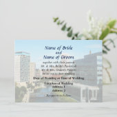 RI - Providence RI Skyline Einladung (Stehend Vorderseite)