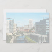 RI - Providence RI Skyline Einladung (Rückseite)