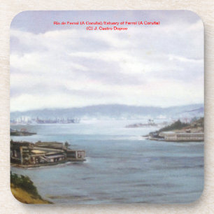 Ría de Ferrol (A Coruña)/Estuary of Ferrol Getränkeuntersetzer