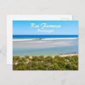 Ria Formosa an der Algarve in Portugal Postkarte (Vorne/Hinten)