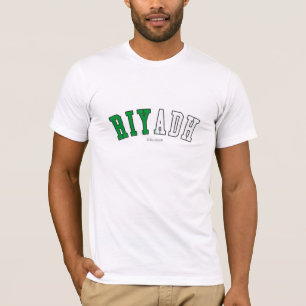 Riad in den Saudi-Arabien Staatsflaggefarben T-Shirt
