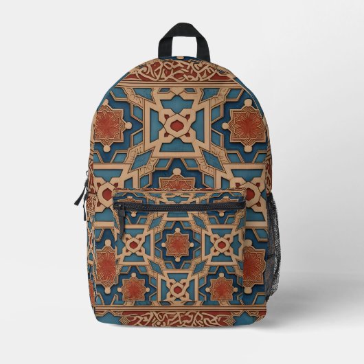Riad Reverie Bedruckter Rucksack (Vorderseite)