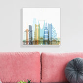 Riad, Saudi-Arabien | City Skyline Leinwanddruck (Insitu (Wohnzimmer))