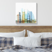 Riad, Saudi-Arabien | City Skyline Leinwanddruck (Insitu (Schlafzimmer))