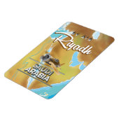 Riad Saudi-Arabien Reiseplakat Magnet (Linke Seite)