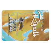 Riad Saudi-Arabien Reiseplakat Magnet (Horizontal)
