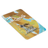 Riad Saudi-Arabien Reiseplakat Magnet (Rechte Seite)