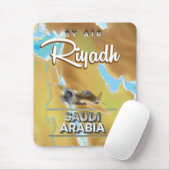 Riad Saudi-Arabien Reiseplakat Mousepad (Mit Mouse)