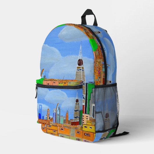 Riad, Saudi-Arabien-Rucksack Bedruckter Rucksack (Rückseitige Ecke Rechts)