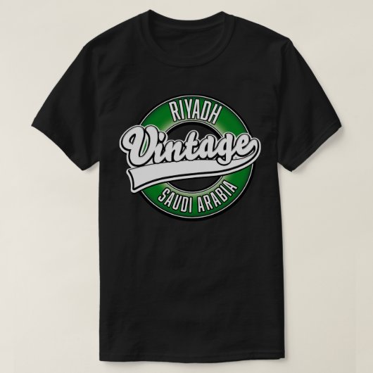 Riad Saudi-Arabien Vintag T-Shirt (Design vorne)