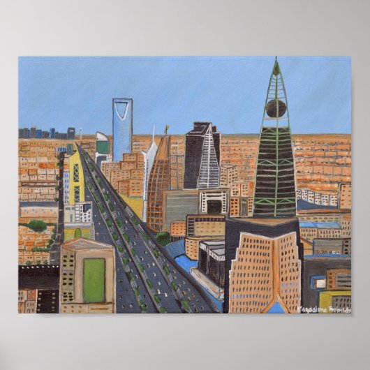 Riad Stadt Poster (Vorne)