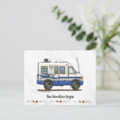 Rialta Winnebago Camper RV HSH Postkarte (Stehend Vorderseite)