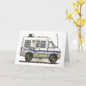 Rialta Winnebago-Camper RV Karte (Gelbe Blume)