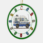 Rialta Winnebago-Camper RV M Keramik Ornament (Links)