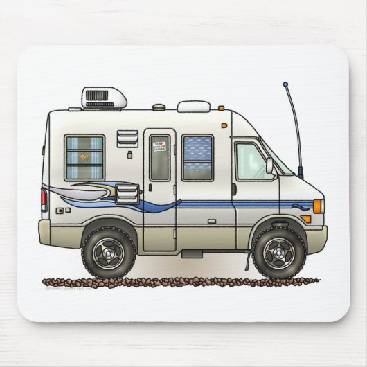Rialta Winnebago-Camper RV Mousepad (Vorne)