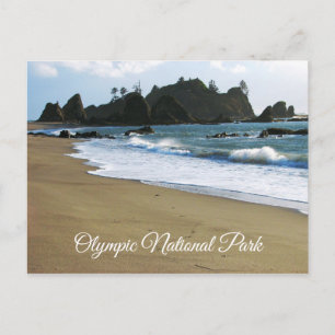 Rialto Beach, Olympic National Park Washington Postkarte
