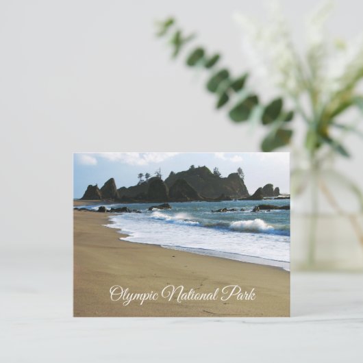 Rialto Beach, Olympic National Park Washington Postkarte (Stehend Vorderseite)