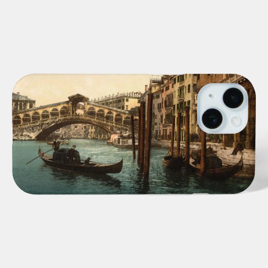 Rialto Bridge I, Venedig, Italien Case-Mate iPhone Hülle (Rückseite (Horizontal))