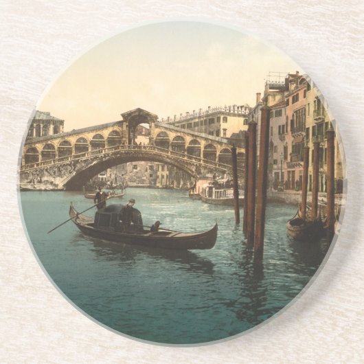 Rialto Bridge I, Venedig, Italien Getränkeuntersetzer (Vorne)