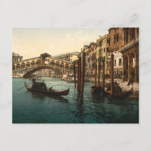 Rialto Bridge I, Venedig, Italien Postkarte