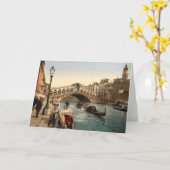Rialto Bridge II, Venedig, Italien Karte (Gelbe Blume)