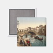 Rialto Bridge II, Venedig, Italien Magnet (Vorderseite/Rückseite)