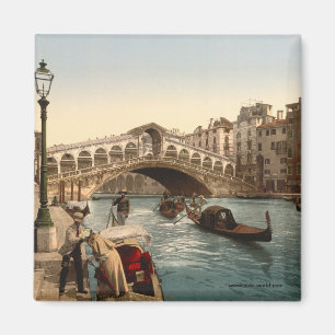 Rialto Bridge II, Venedig, Italien Magnet
