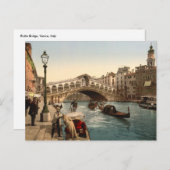 Rialto Bridge II, Venedig, Italien Postkarte (Vorne/Hinten)
