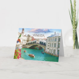 Rialto Bridge in Venice | Venezia, Italy Card Karte