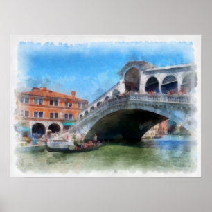 Rialto Bridge Poster
