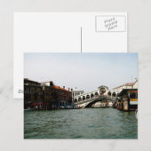 Rialto Bridge Postkarte (Vorne/Hinten)