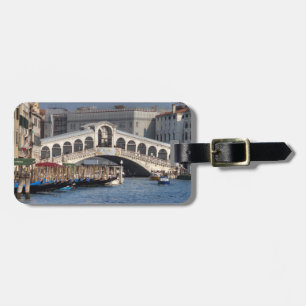 Rialto Bridge Venice Italien Gepäckanhänger