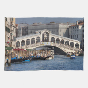 Rialto Bridge Venice Italien Geschirrtuch