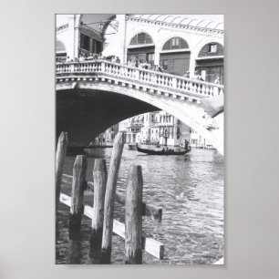 Rialto Bridge Venice Italien Grand Canal Poster