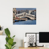 Rialto Bridge Venice Italien Poster (Heimbüro)