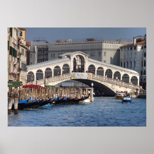 Rialto Bridge Venice Italien Poster (Vorne)