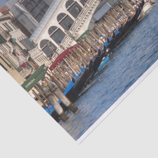 Rialto Bridge Venice Italien Seidenpapier (Ausschnitt)