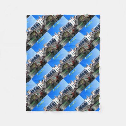 Rialto Bridge Venice - Pro Foto Fleecedecke (Vorderseite)