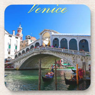 Rialto Bridge Venice - Pro Foto Getränkeuntersetzer