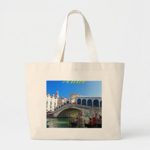 Rialto Bridge Venice - Pro Foto Jumbo Stoffbeutel