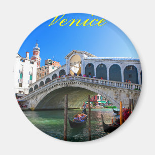 Rialto Bridge Venice - Pro Foto Magnet