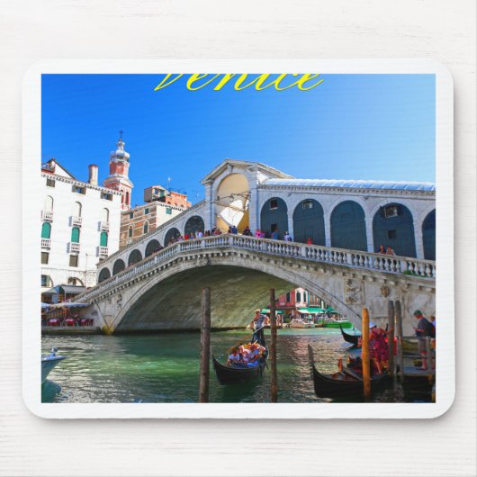 Rialto Bridge Venice - Pro Foto Mousepad (Vorne)