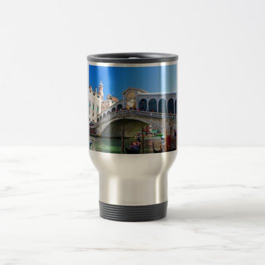 Rialto Bridge Venice - Pro Foto Reisebecher (Mittel)