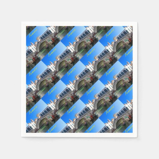 Rialto Bridge Venice - Pro Foto Serviette (Vorderseite)